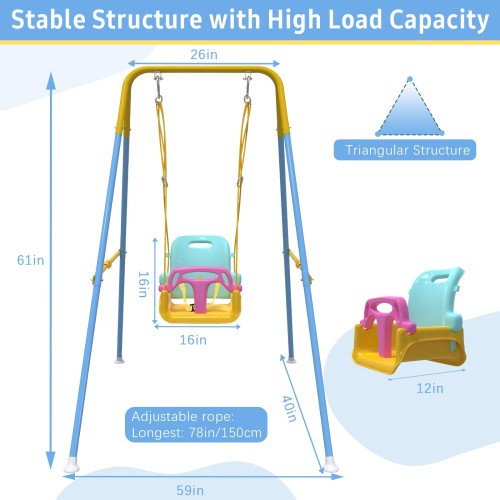 2 in 1 Toddler Swing & Baby Jumper