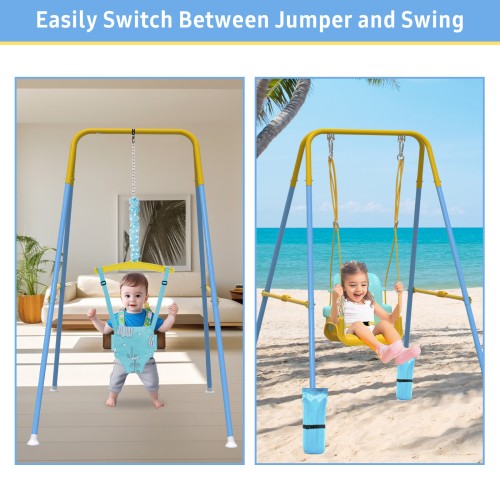 2 in 1 Toddler Swing & Baby Jumper