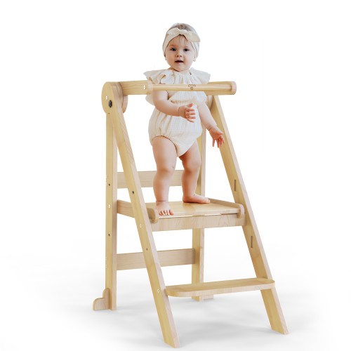 Foldable Toddler Kitchen Stool Helper